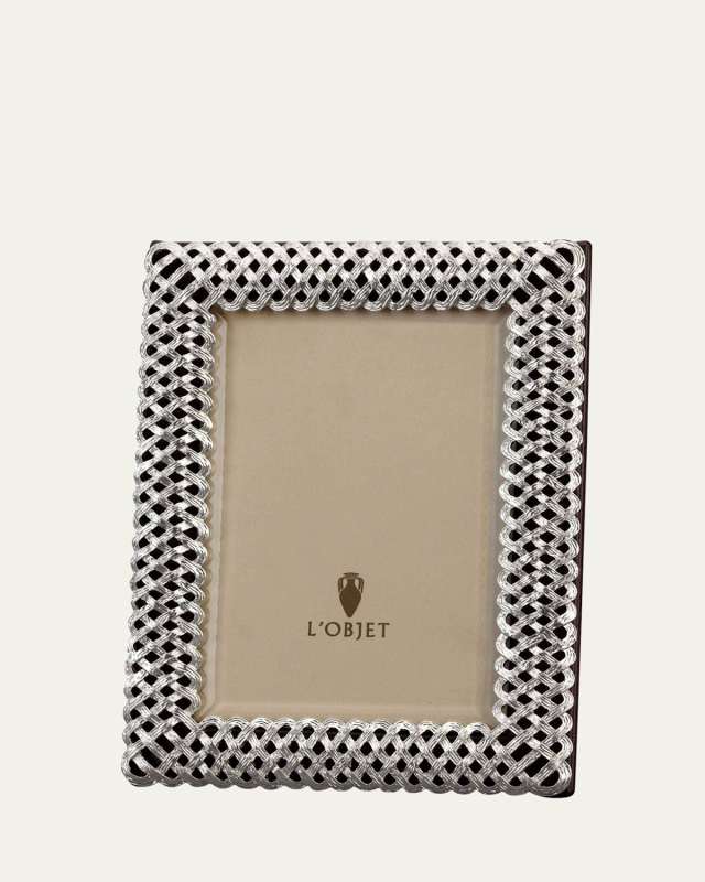 Braid Platinum Picture Frame, 8" x 10"